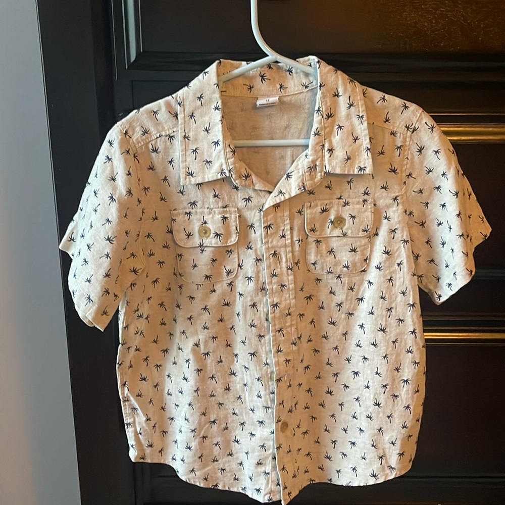 Boys Palm tree Button up